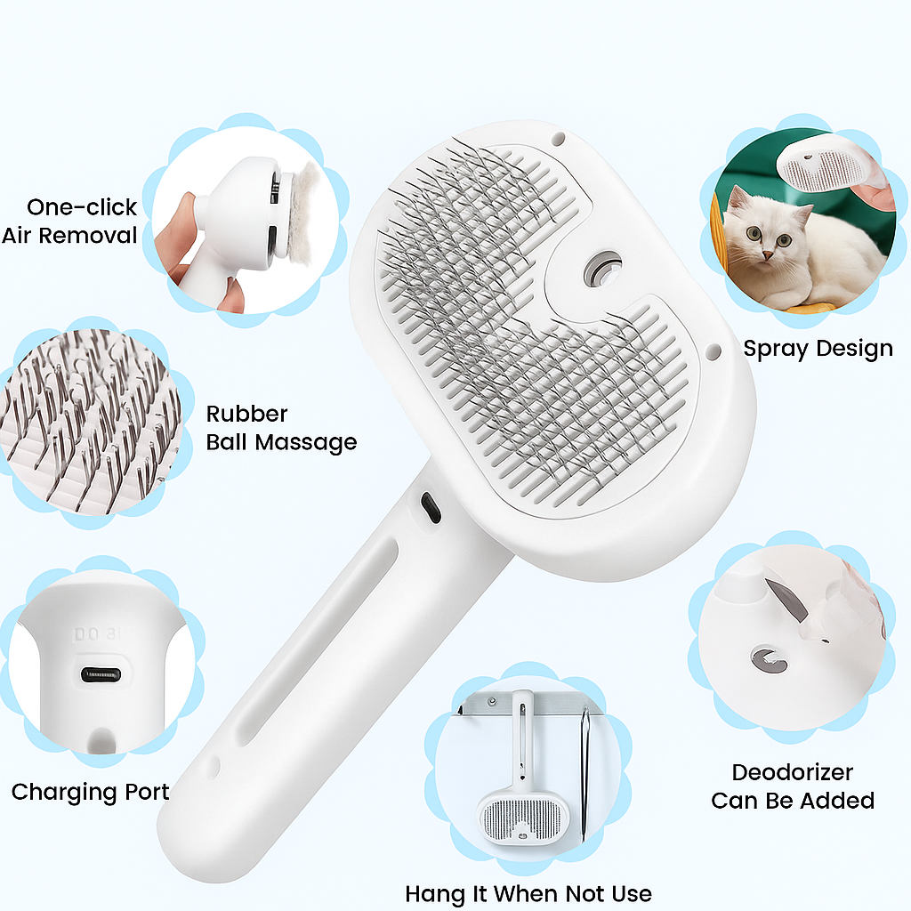 Pawtica Grooming Spray Brush